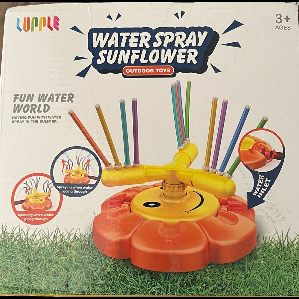 New BPA FREE WATER SPRINKLER. Detachable head for easy cleaning.